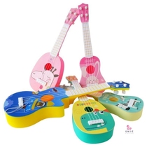 Ukulele childrens toys for girls and boys beginner kindergarten musical instrument violin simulation small guitar can be played