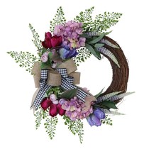 Hot Selling European Simulation Wreath Hanging Decoration Wedding Home Scene Door Hanging Wall Decoration Wreath Amazon Factory Store