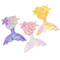 1pcs Cute Childrens HairClip Headwear New Mermaid Sequins S