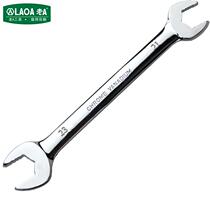 Old A mirror throw open-end wrench industrial-grade anti-slip double-ended wrench 6-32MM double-end wrench