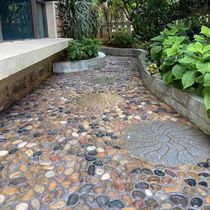 Native cobblestone stream stone paving stone river ancient fish tank stone flower pot natural small stone color universal