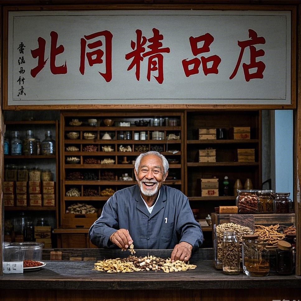 北京同仁相邀精品店的LOGO