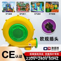 Export European certified inflatable model commercial blower high-power childrens bounce house inflatable castle household blower