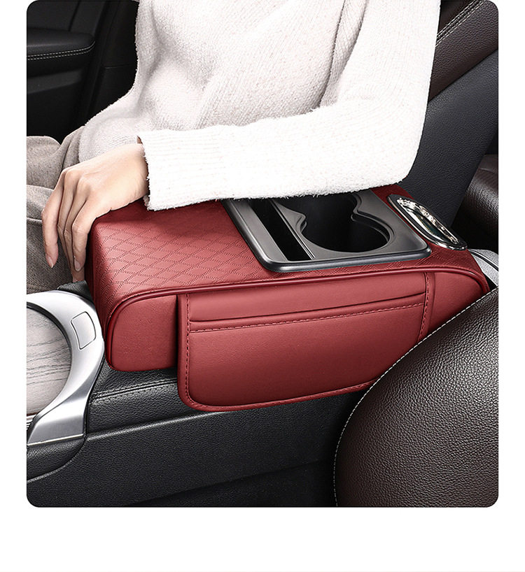 Подлокотник поле рукав 【下单立减50】 汽车扶手箱垫车载纸巾盒中央扶手收纳盒储物_wf