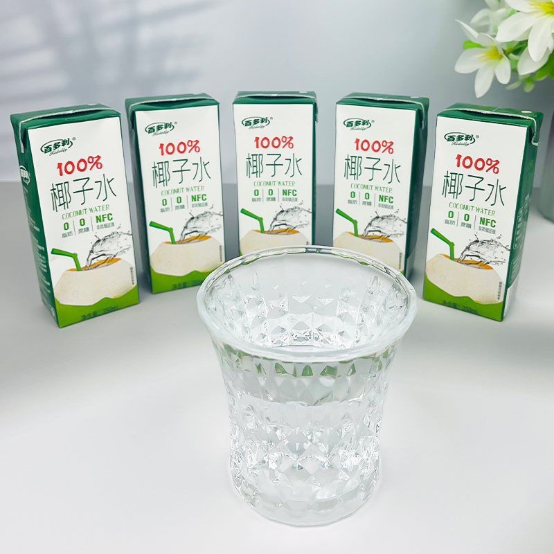 百多利椰子水鲜榨纯椰子250ml*10瓶一箱果汁椰汁饮料零添L2