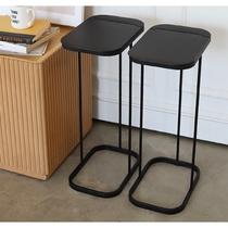 Yamazaki Industrial Hotel Living Room Japanese-style Simple Iron Trash Can Large Classified Garbage Rack Garbage Bag Support Rack