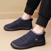 Snow Men Boots Platform Mens Shoes Hiking Mens Winter Shoes