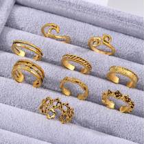 Exotic Open Foot Ring Joint Ring Beach Foot Ring 9-piece Womens Ring Set