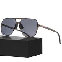 2024 New Retro Nylon Polarized Sunglasses Mens Driving Sunglasses Red Wolf Glasses