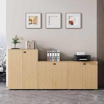 File cabinet office cabinet wooden material storage cabinet low cabinet with password lock cabinet storage cabinet tea partition cabinet