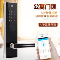 Smart door lock password lock APP remote Bluetooth lock daily rental hotel hotel card lock apartment lock electronic B&B