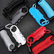 Helmet lock password lock gym locker lock anti-theft padlock mini wire lock luggage bag safety helmet