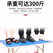 Full set of pet grooming table pet grooming table folding table dog trimming grooming table grooming table