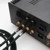 Fever copper silver RCA Lotus to XLR XLR male and female balanced audio cable microphone cable mixer amplifier cable