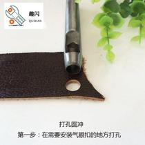 Flanging tool buttonhole eye punch ring buckle wide edge punch metal canvas ring air eye buckle inner ring tarpaulin tag iron