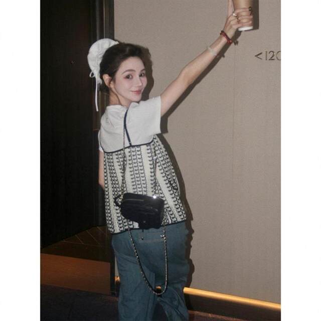 2025 Midsummer Unique, Super Beautiful Tops, High-Quality, Temperament, Light Luxurious, Small Fragrance Style Printed Suspender Vest for Women