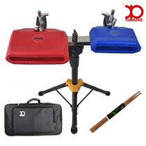 Percussion music low cattle instrument folk percussion Gao Leyin Viscount drum percussion plastic drum material bell music opera fish and drama wood combination
