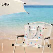 Sportsgirl swimming bag transparent storage bag large capacity pvc frosted wash bag portable bath shoulder bag