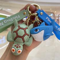 Creative Cartoon Finding Nemo Keychain Cute Marine Animal World Ugly Fish Shark Keychain Small Gift