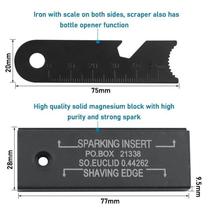 New American style fire stick magnesium bar magnesium block and flint survivalist outdoor survival magnesium fire block