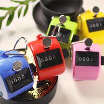 Colorful plastic counter manual people flow multi-color counter warehouse hand press point counter