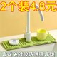 Bathroom Faucet Drain Pad, Non-Slip Countertop Mat, Kitchen and Bathroom Splash-Proof Sink Thickened Anti-Mildew Silicone Mat