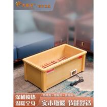 Deep barrel fire home single foot solid wood heater electric fire barrel double furnace foot warmer furnace fire box foot heater