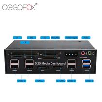 DeepFox-Multifun??es Media Dashboard Card Reader USB 2 0 U
