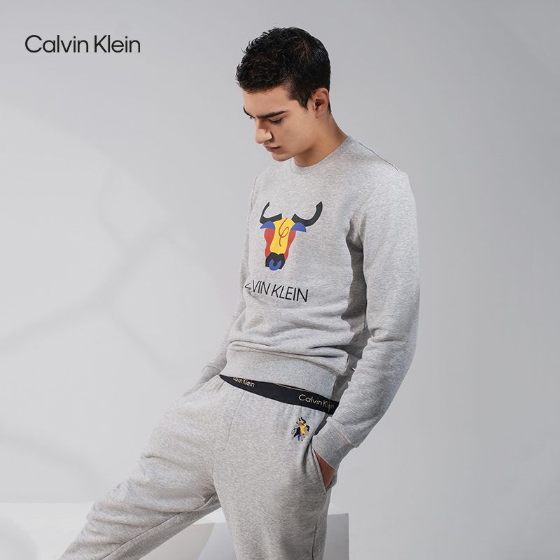 CK Underwear Men's Fashion Fashion Casual Bull Geometric Pattern Printed Comfort Clothing FAMILY OF CLOTHING NM2093