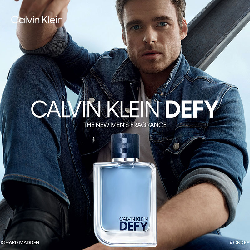 (New Year's Eve gift) CK DEFY wanton men's perfume fragrance EDT charm-shaped wood aromatic tone