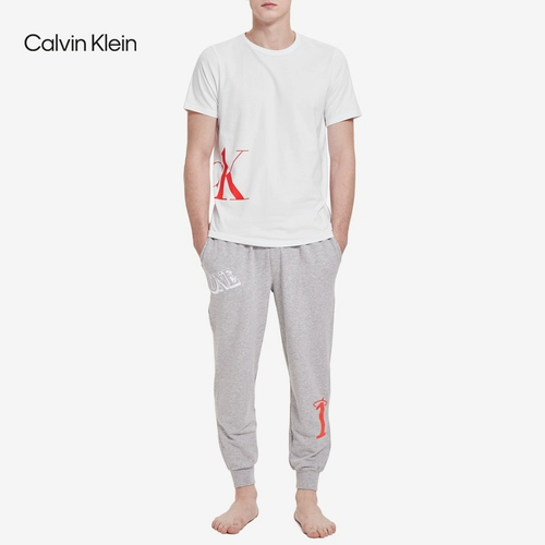 Мужское нижнее белье для отдыха, камуфляжная футболка, пижама, круглый воротник