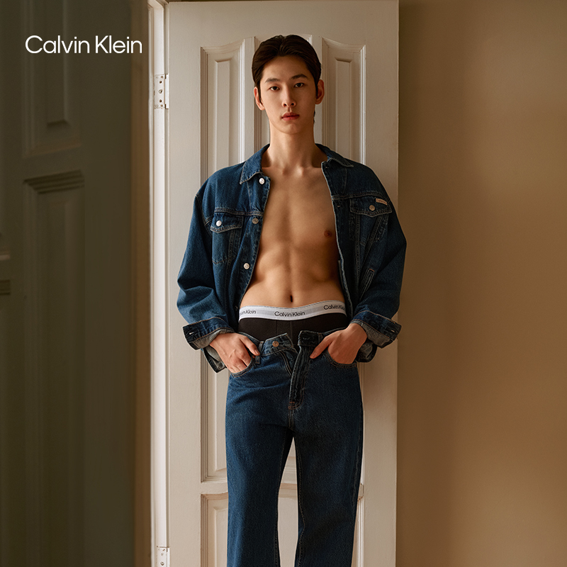 [Replica 90S Series] Ck Jeans All-Season Men's Trendy American Retro Pure Cotton Straight-Leg Jeans