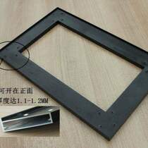 Customized aluminum mirror semi-hidden custom-made bookcase frame door mirror fitting wardrobe door wine cabinet door bathroom cabinet door door frame door