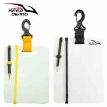 Large and small tablet type underwater writing pad handwriting notepad underwater recording scuba diving XZB-920