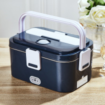 Household car electric heated lunch box 304 stainless steel liner heated lunch box lunch box plug-in no water filling lunch box insulation