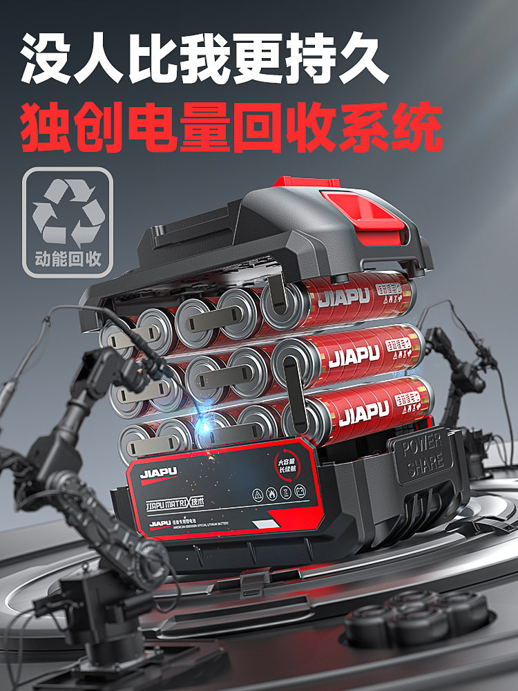 Electric Chainsaw for Home Use, Small Handheld Rechargeable Large-Capacity Electric Single-Hand Saw, Lithium Battery Outdoor Tree Cutting and Wood Cutting Tool