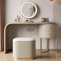 p Minimalist cream style dressing table bedroom dressing table modern light luxury style storage cabinet integrated high-end dressing table