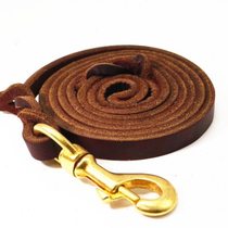 Cowhide leash Shepherd dog leash German shepherd medium and large dog leash Horse dog golden retriever Rottweiler dog leash