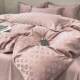 European style light luxury high-end quilt cover four-piece set summer washing silk naked sleeping silky silk bed sheets and bed cap