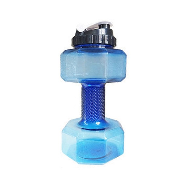Playable Water Cup Dumbbell Cup 2600ml Large Capacity Fitness Cup Outdoor Trendy Creative Sports Water Bottle