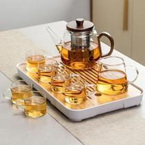 (YIHUTEA) teapot glass teapot high temperature resistant teapot thickened boiling tea set with filtered tea