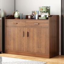 Sideboard tea cabinet solid wood color living room wall home kitchen cabinet meal preparation small cabinet storage cabinet storage cabinet