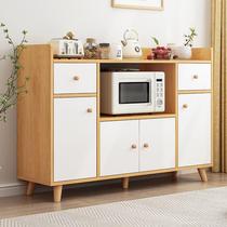 Sideboard modern simple storage cabinet cupboard household integrated wall-mounted simple kitchen microwave cabinet storage cabinet