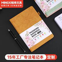 Password book English address book phone book notebook B6 ear page book