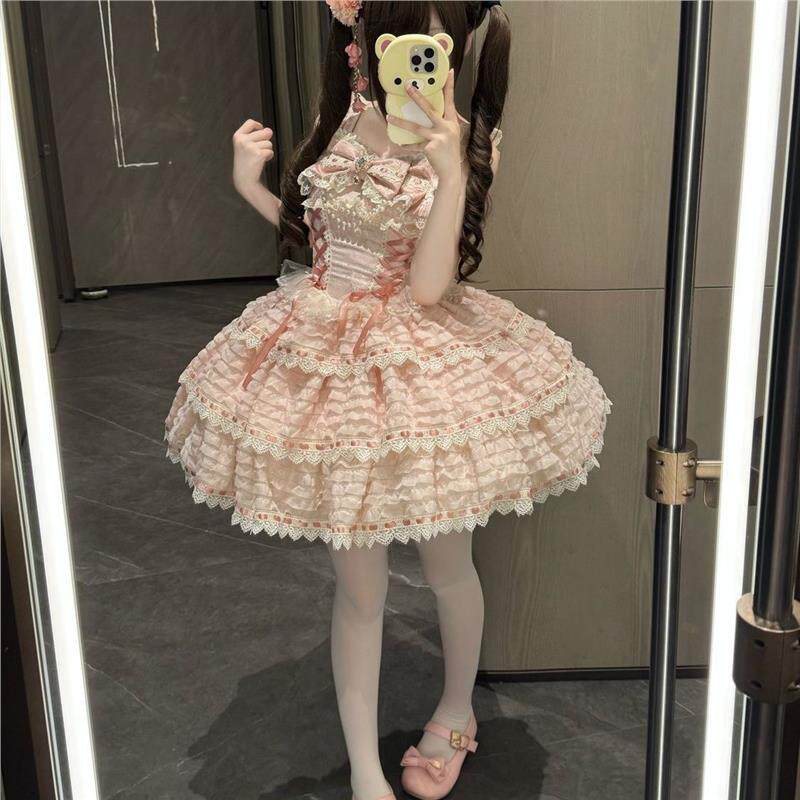 花笺曲Lolita原创洛丽塔洋装jsk芭蕾日常连衣裙lolita生日礼服