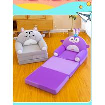 Kindergarten baby reading area childrens small sofa 1 to 2 years old cartoon lazy seat boy folding small sofa