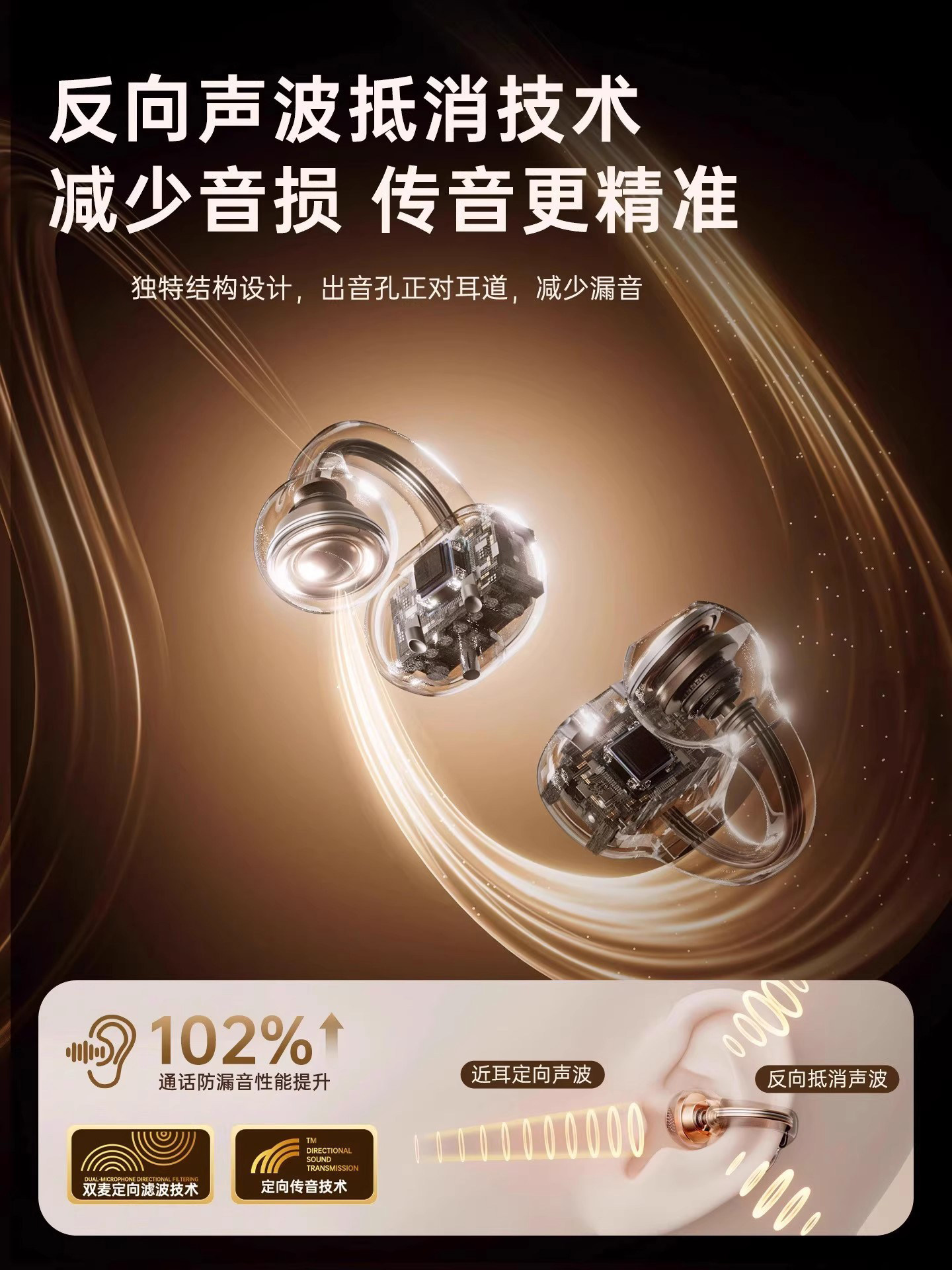 True Wireless Ear Clip Bluetooth Headphones 2025 New Model Air Conduction Open-Style No Sound Leakage Long Battery Life Sports Headphones