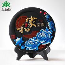 Yongkang carbon carving activated carbon craft home furnishings home and rich peony activities advertising activities creative small gifts