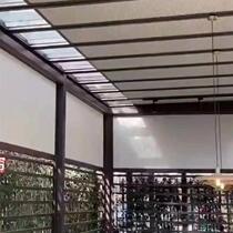 New sunroom sunshade insulated glass roof ceiling curtain honeycomb curtain manufacturer electric skylight shade bee direct sales