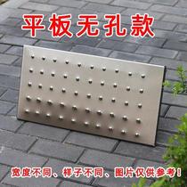 Non-porous sealed anti-odor non-drainage kitchen stainless steel ditch sewer drain closed ditch cover customization